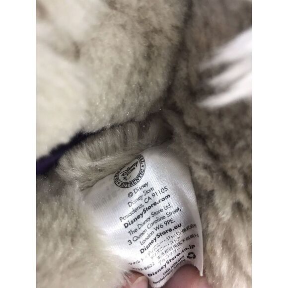 DISNEY MICKEY MOUSE Plush EASTER BUNNY 18" 2019 Soft Grey blue Rabbit - Picture 6 of 7